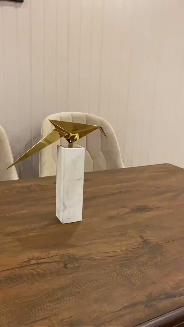 Wooden dining table top with decor